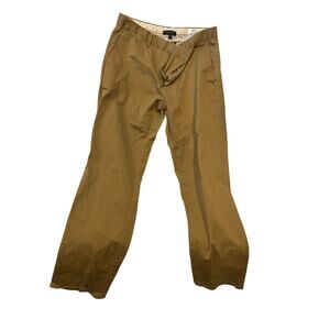 Banana Republic Beige Flat Front Chino Pants Mens 33x34